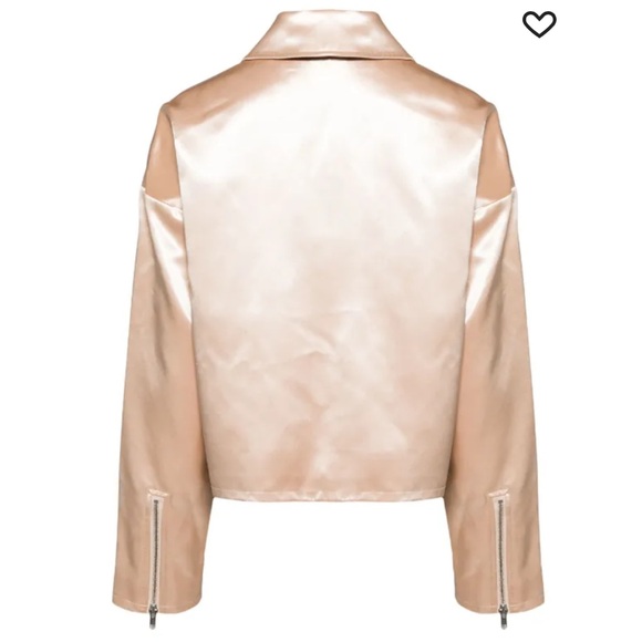 STAUD Lenox Satin Finished Jacket - size Small - Picture 2 of 3